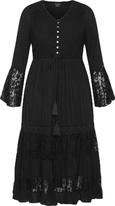CITY CHIC Women's Tisha Lace Maxi Dress - Macy's