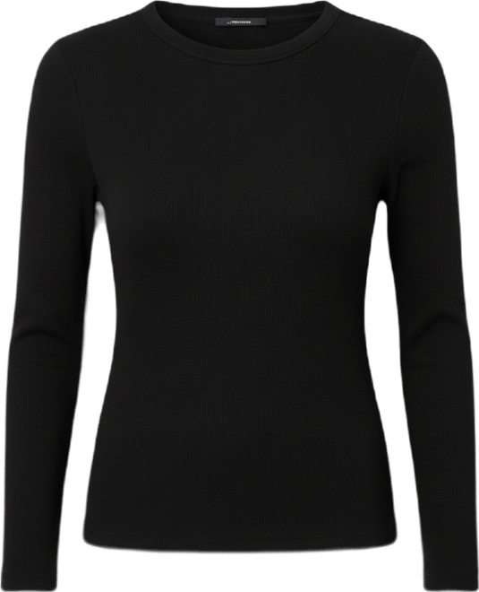 Women's Organic Cotton Perfect Rib Layering Long Sleeve