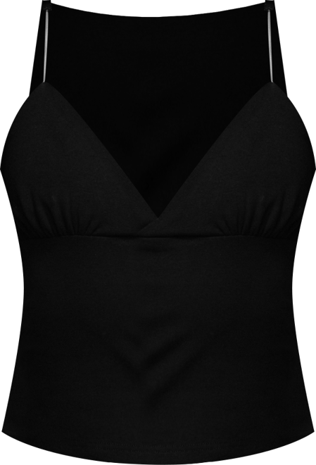 Women's Zasha Clear Straps V Neck Top