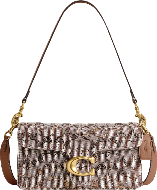 COACH タビー 26ショルダー バッグ COACH Tabby 26 Crystal Signature Jacquard Shoulder Bag | Dillard's