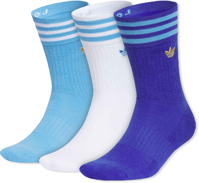 adidas Originals Unisex Argentina Roller Crew Socks - 3 Pack