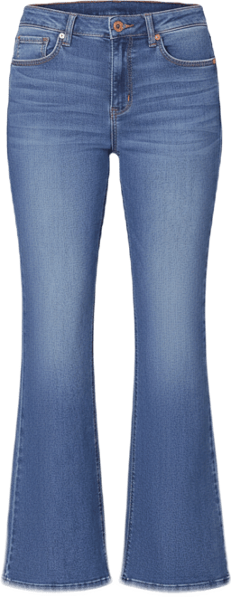 Petite High-Rise Flare Jeans