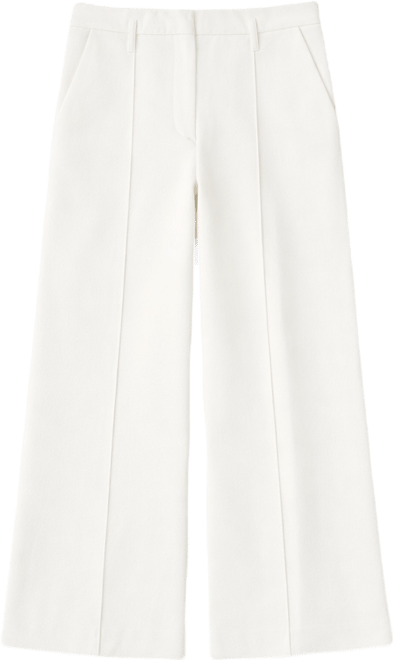 Women's High-Rise Straight Wide-Leg Pants