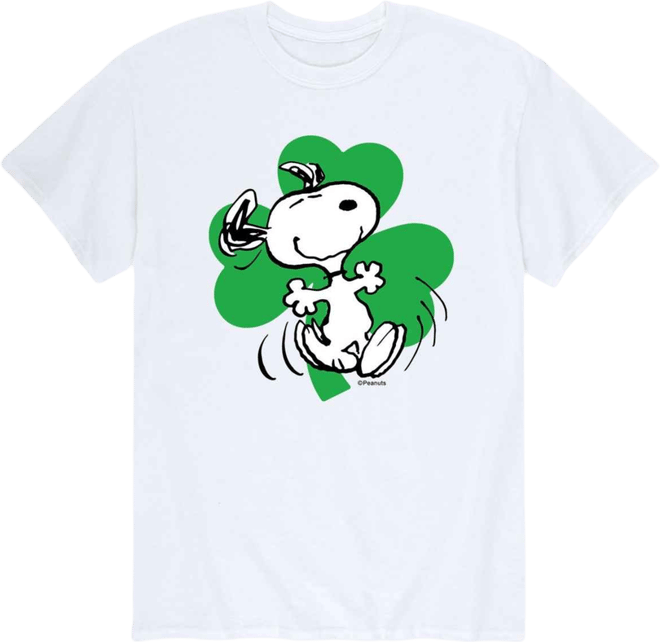 Men's Peanuts Snoopy Clover T-Shirt
