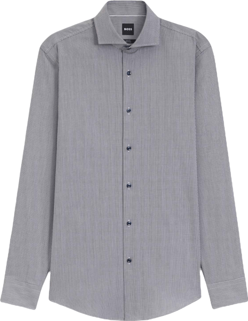 Boss by  Men's Stretch Cotton Structured Slim-Fit Dress Shirt