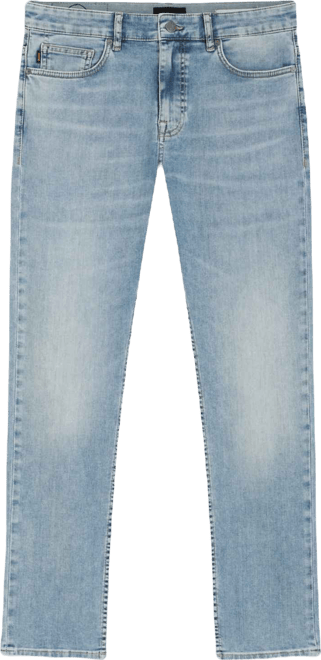 Boss by  Men's Soft-Motion Denim Delaware Slim-Fit Jeans