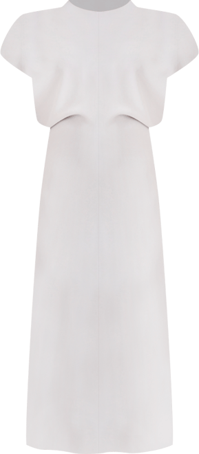 Women's Draped Dolman-Sleeve Midi Dress