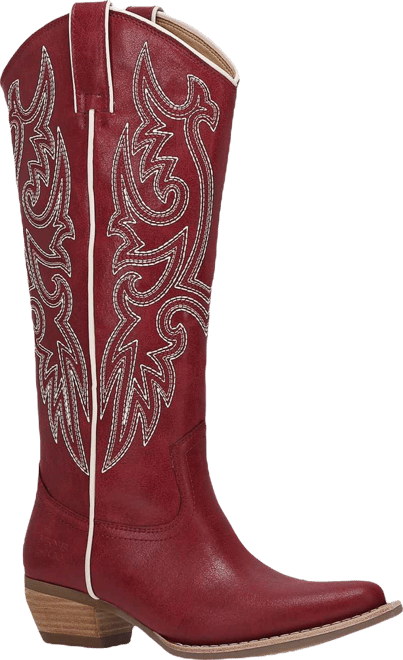 Women's Irlene Tall Deco Stitch Almond Toe Boots