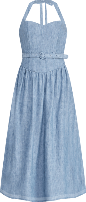 royal blue fitted midi dress LUMIREL SHEATH MIDI DRESS IN ROYAL BLUE main image 0