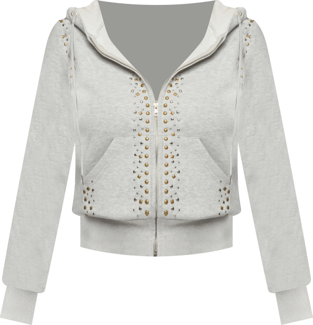 Women's Patricia Studded Zip Up Hoodie