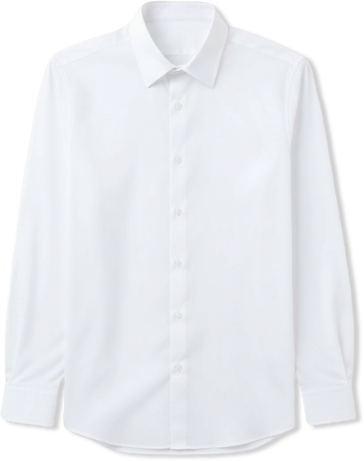 Men's Slim Fit Supima Stretch Long Sleeve Button-Front Shirt