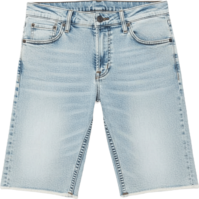 Men's Straight-Fit Hem Shorts