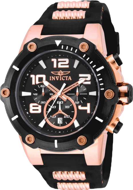 Men's 17201 Speedway Quartz Chronograph Black Dial Watch