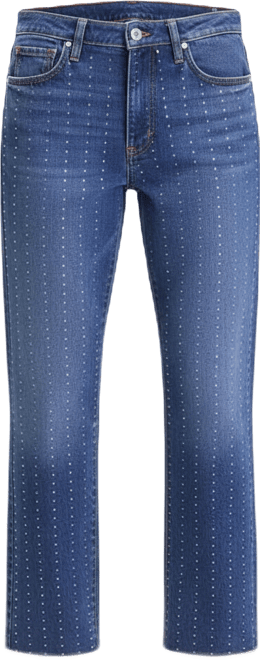 Women's High-Rise Sequin Ankle Jeans, Macy's Exclusive