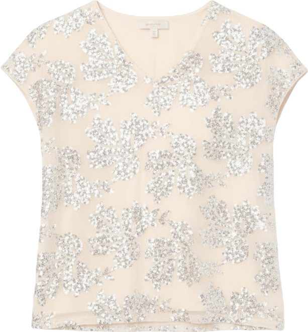 Women's V-Neck Short-Sleeve Top