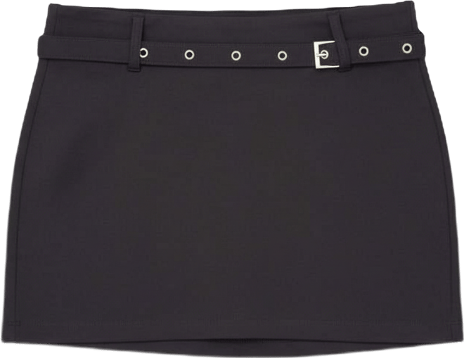 Women's Jazi Grommet Belt Mini Skort