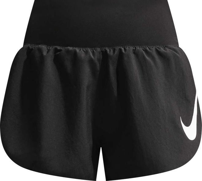 Nike Tempo Flow Swoosh Women's Dri-FIT Mid-Rise Brief-Lined Running Shorts