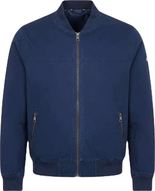 Men's Collared Bomber Jacket