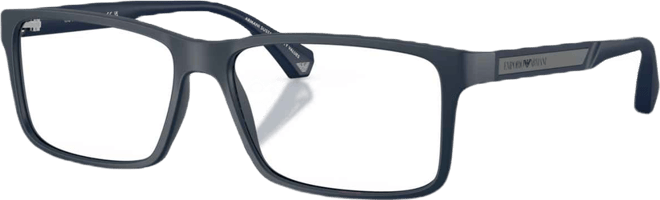 Men's Rectangle Eyeglasses, EA3038