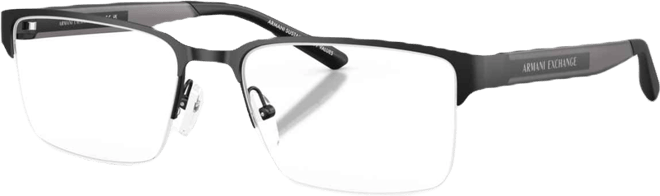 Men's Rectangle Eyeglasses, AX1075