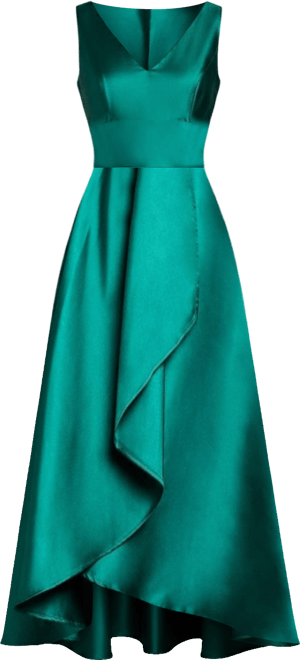 Women's Plunge Waterfall Maxi Dress