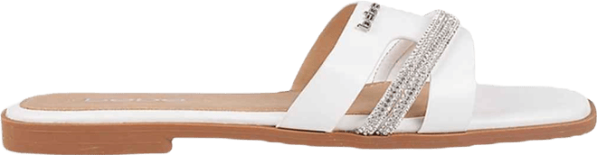 Women's Fashion Sandal with Rhinestone Detail and  Rivet