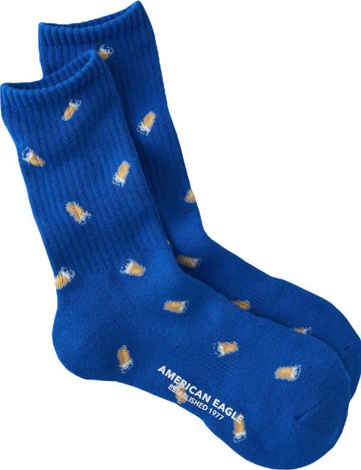 AE Graphic Crew Socks