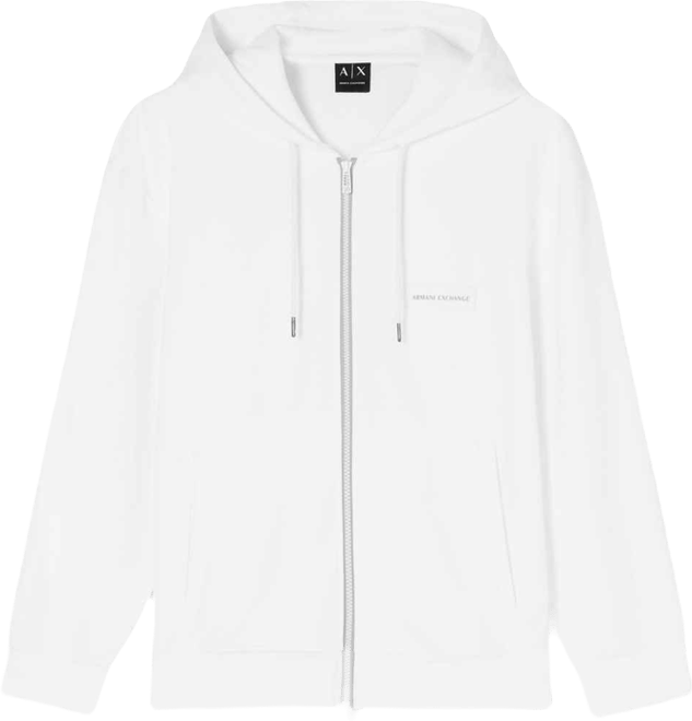 A|X Armani Exchange Men's White Edition Full Zip Sweatshirt - Macy's