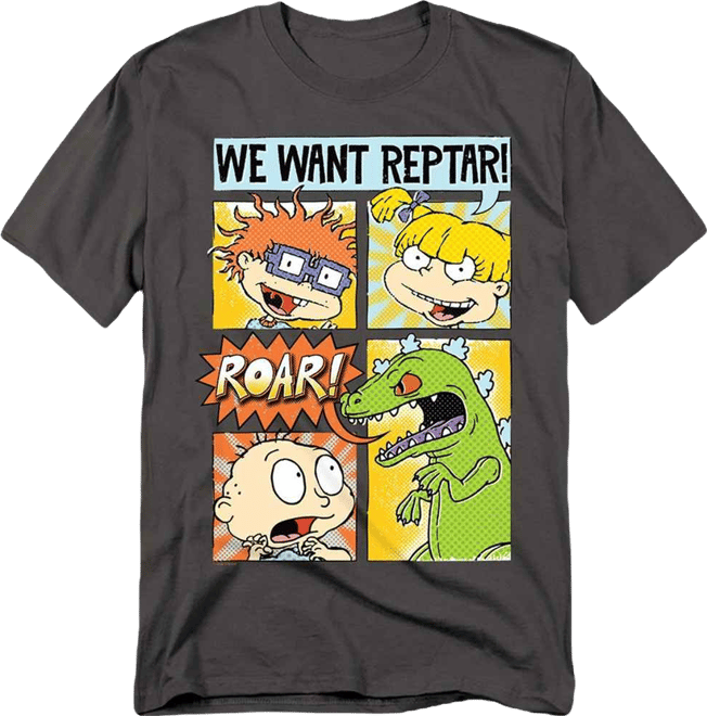 Men's We Want Reptar! Comic T Shirt