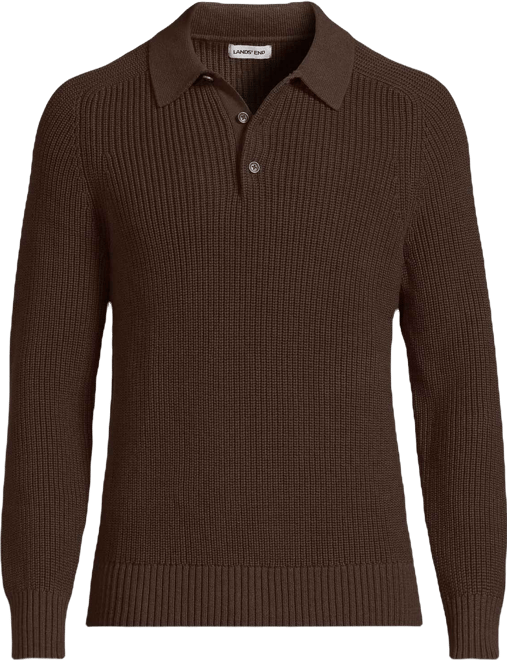 Men's Long Sleeve Drifter Polo Sweater