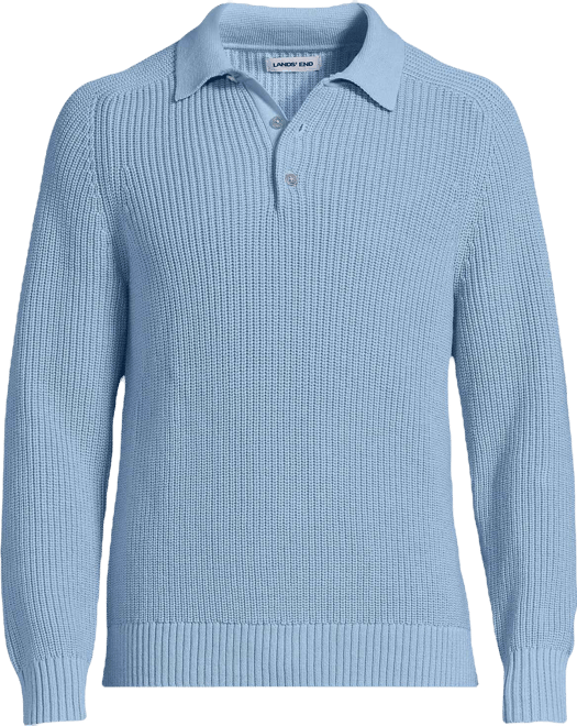 Men's Long Sleeve Drifter Polo Sweater