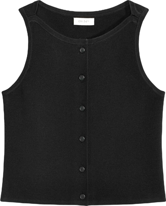 Women's Button-Front Milano Sweater Shell, Macy's Exclusive