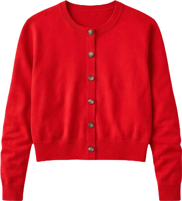 Women's Cropped Crewneck Cardigan, Macy's Exclusive