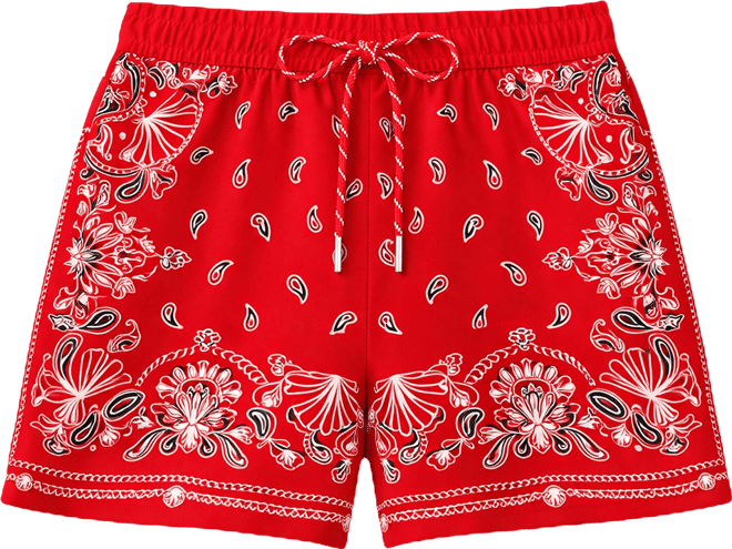 Women's Bandana-Print Pull-On Shorts, Macy's Exclusive