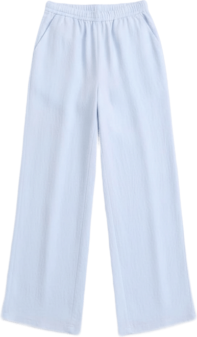 Women's Crinkle Satin Wide-Leg Pull-On Pants, Regular & Short, Macy's Exclusive