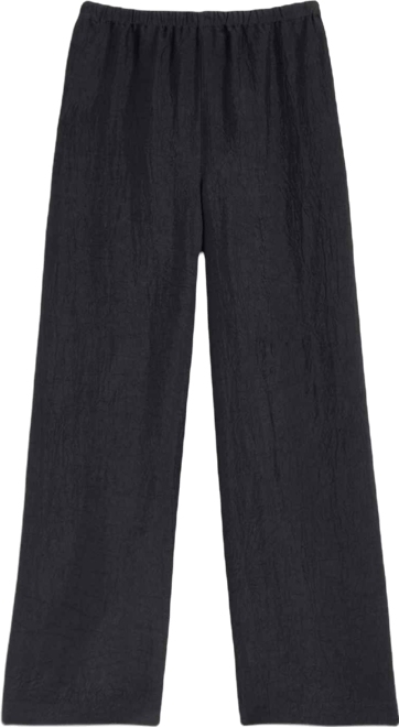Women's Crinkle Satin Wide-Leg Pull-On Pants, Regular & Short, Macy's Exclusive