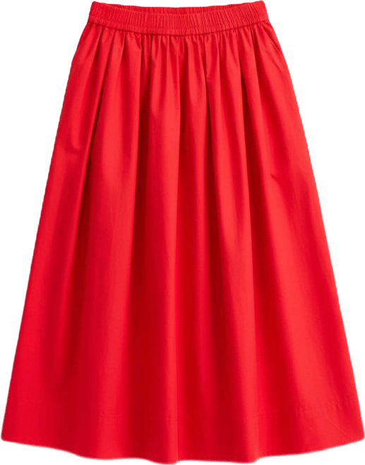 Trendy Plus Size Pull-On Cotton Midi Circle Skirt, Macy's Exclusive