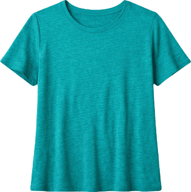 Women's Linen Jersey Crewneck T-Shirt
