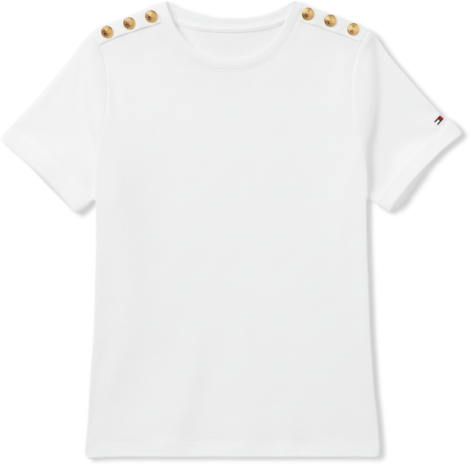 Women's Ribbed Boxy Crewneck T-Shirt