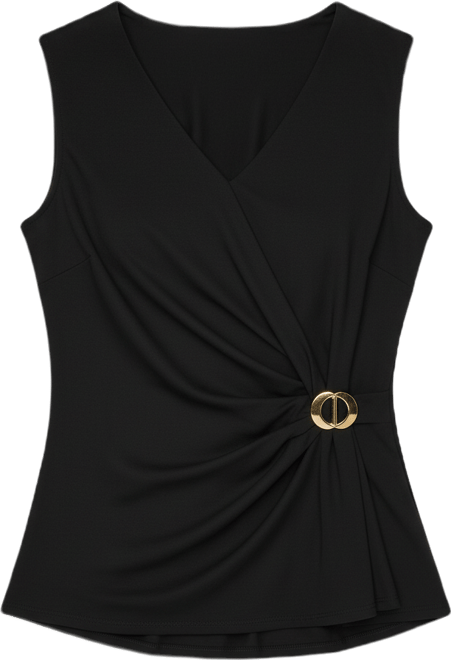 Women's V-Neck Sleeveless Top