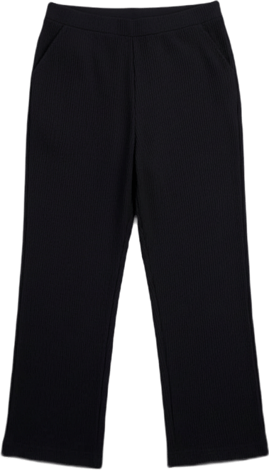 Plus Size Textured Pull-On Pants