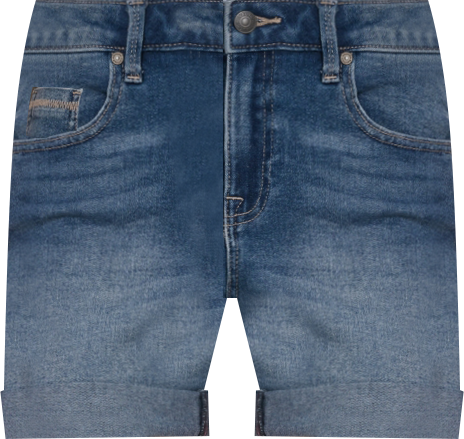 Women's Cuffed Denim Shorts