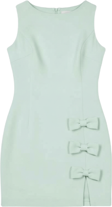 Women's Bow Slit Mini Dress