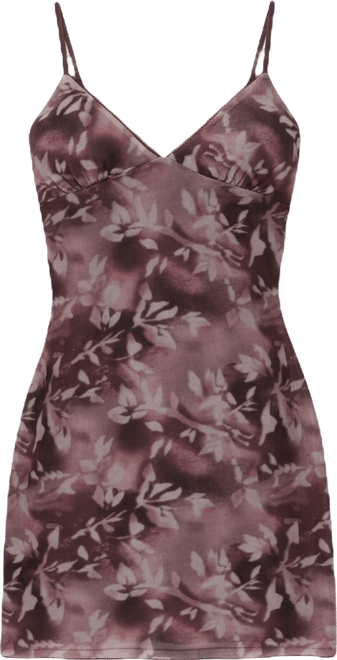 Women's Myra Botanical Mesh Mini Dress