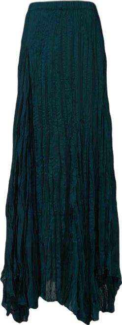 Women's Asymmetric Plisse Skirt