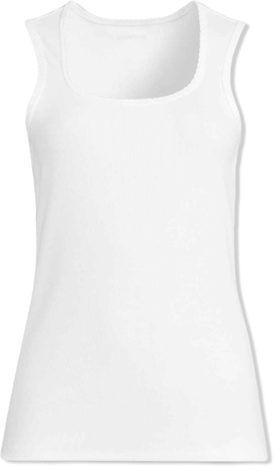 Women's Micro Rib Square Neck Tank Top