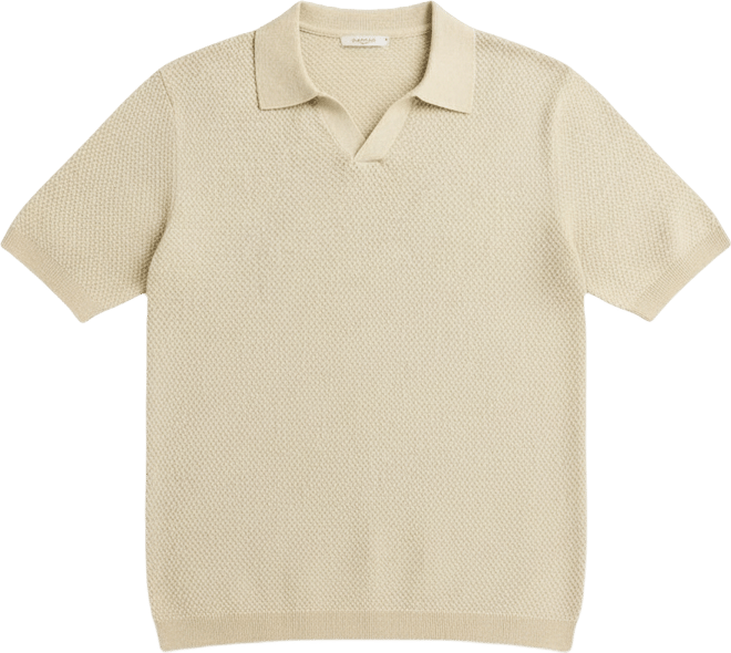 Men's Short-Sleeves Sweater Polo Shirt