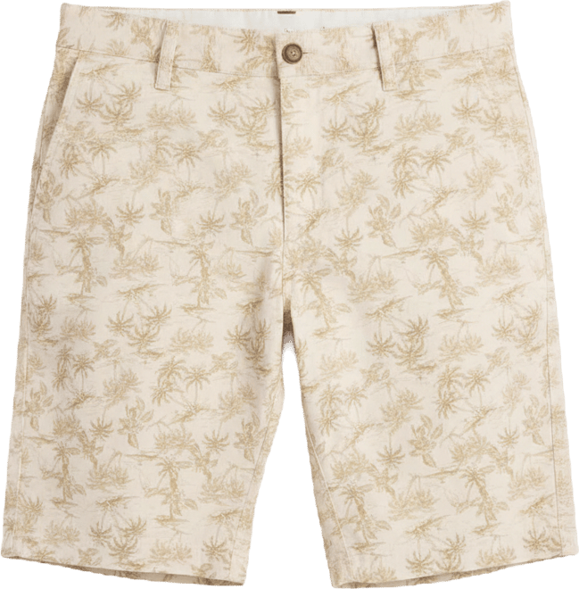 Men's Regular-Fit Printed Deck Short