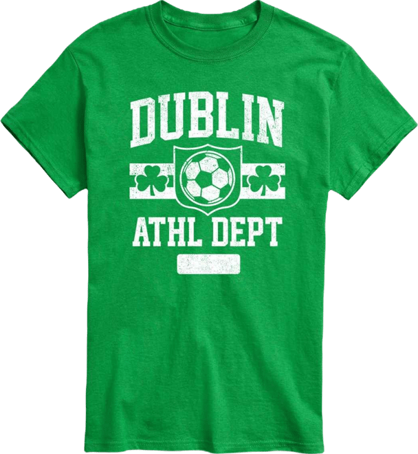 Men's Instant Message Dublin Athletic Dept Soccer Short-Sleeve Graphic T-Shirt
