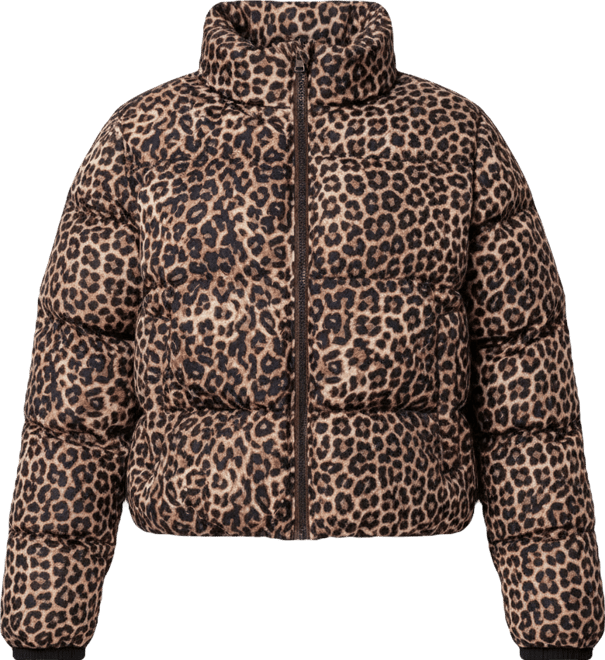 Women's Dalya Leopard Printed Puffer Jacket